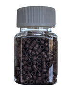 Small Silicone Lined Beads - Brown