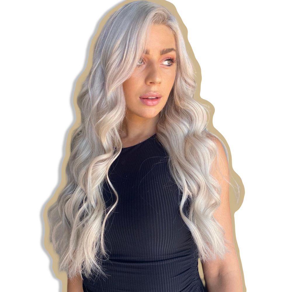 #10 Lightest Blonde Micro Seam Weft