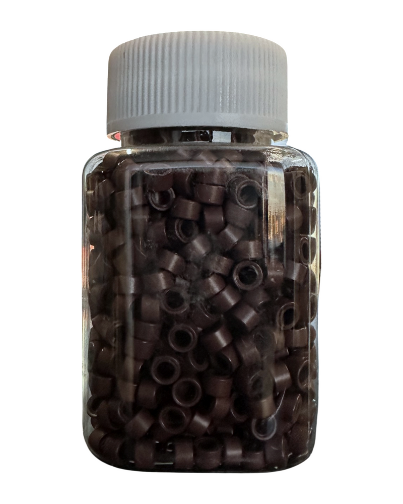 Large Silicone Beads - Chocolate Brown 1000pc