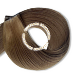 #7C Cool Light Brown Micro Seam Weft