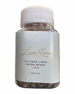 Large Silicone Beads - Light Brown 1000pc
