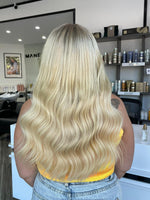 Classic Weft 120gm (18") #9N Natural Medium Blonde