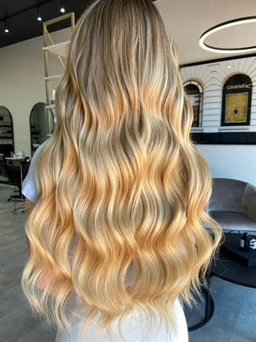 Classic Weft 120gm (22") #9N Natural Medium Blonde