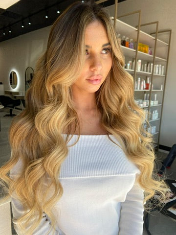 Classic Weft 120gm (22") #9N Natural Medium Blonde