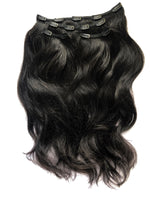 Deluxe Clip In Set 160gm (22") #2 Black