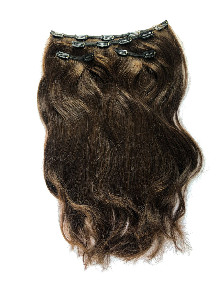 Deluxe Clip In Set 160gm (22") #5 Dark Brown