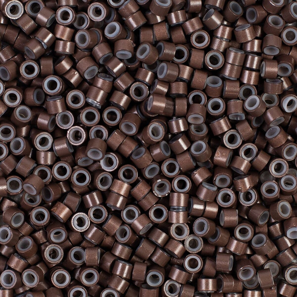 Micro-Beads (5.0x3.0x3.0) Chocolate Brown 1000pc